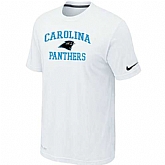 Men's Carolina Panthers Team Logo White Nike Short Sleeve T-Shirt FengYun,baseball caps,new era cap wholesale,wholesale hats